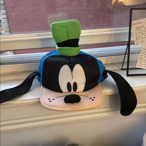 Kids Goofy Character Hat - Blue, Black, and Green